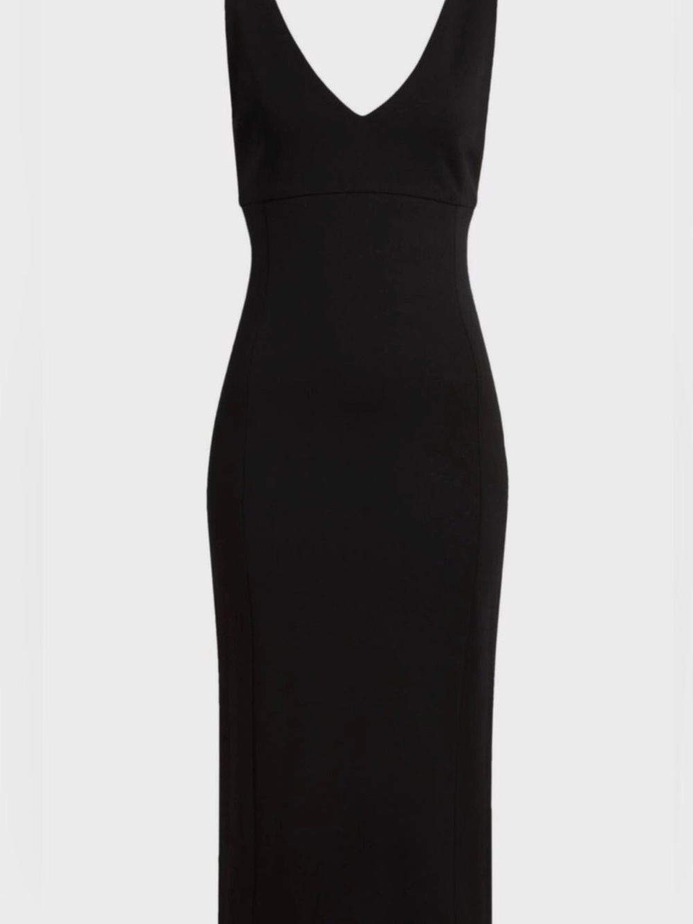 SPANX Black V-Neck Maxi Dress